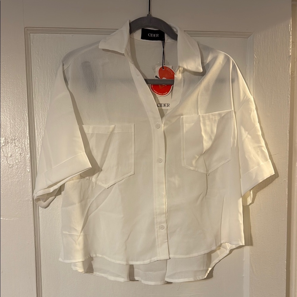 Cider Cream Short-Sleeve Shirt